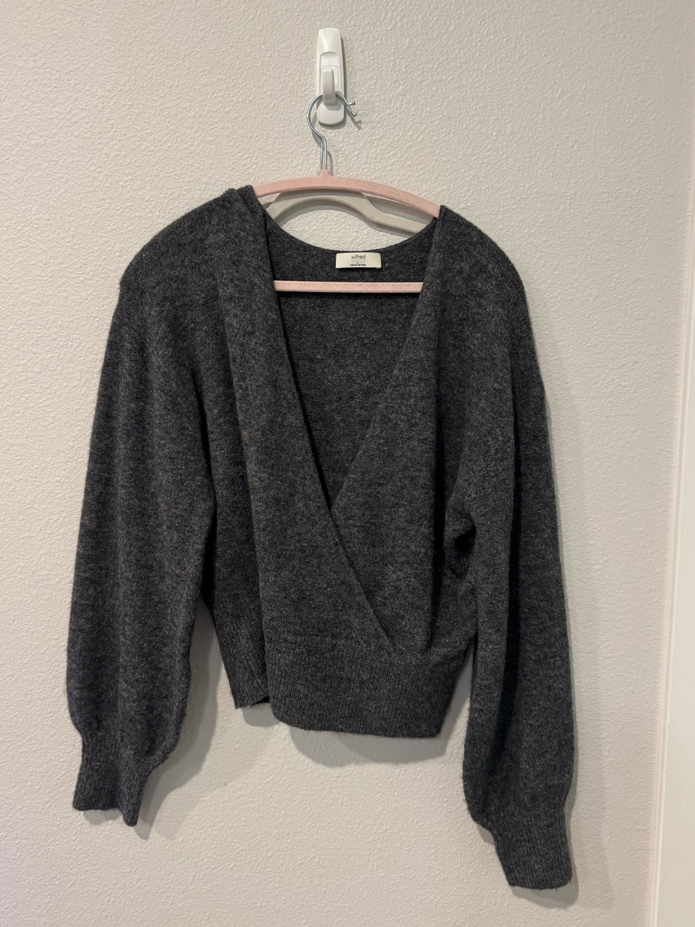 Aritzia wrap sweater
